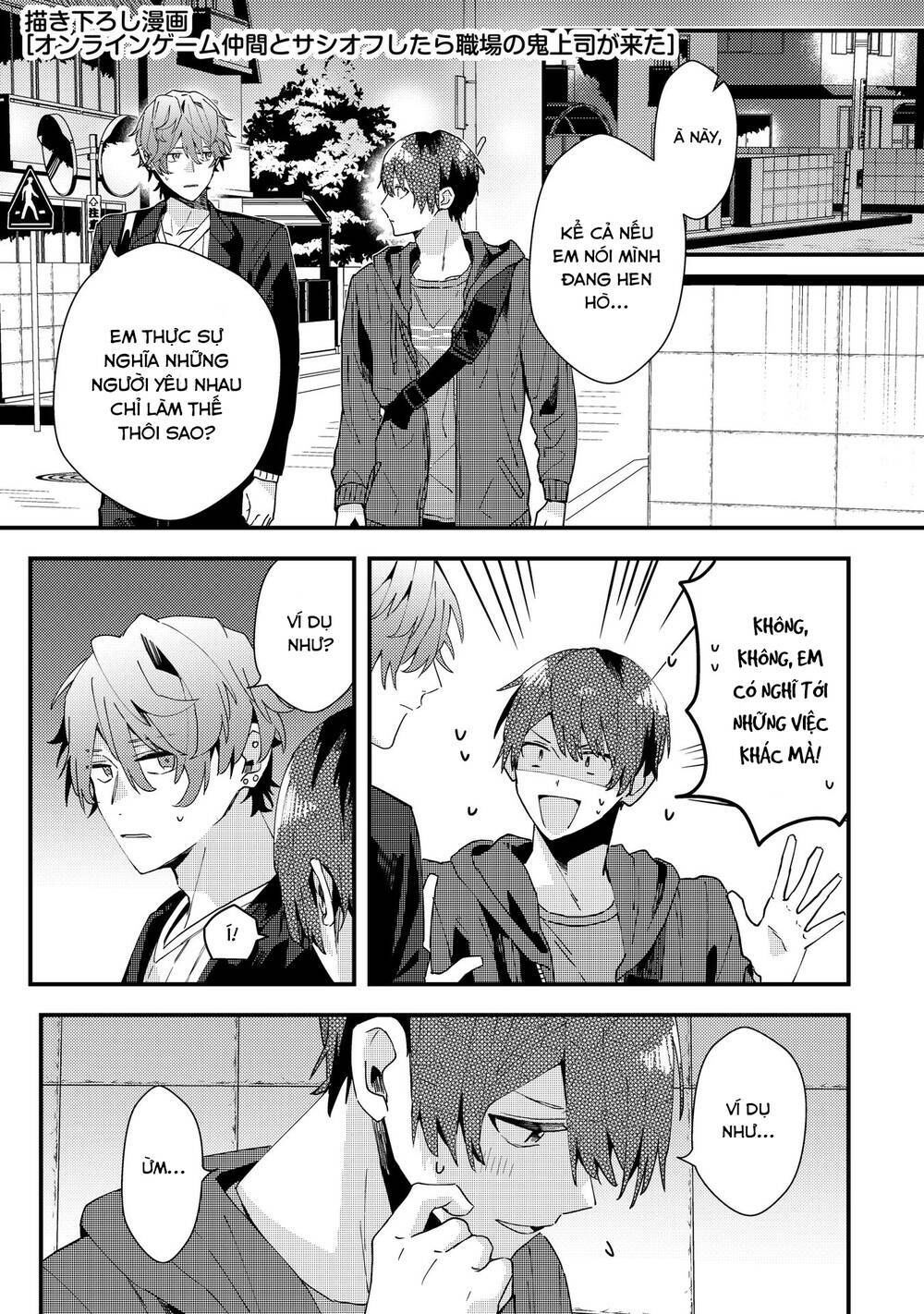 đồng đội game online, té là ngài sếp khó tính chapter 20 32