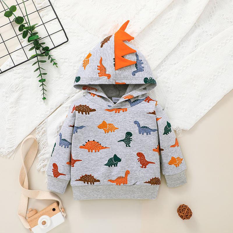 Cho Bé Mùa Thu Đông Dionsaur Bộ Dễ Thương Cho Bé Gái Bé Trai Áo Khoác Và Quần Bộ Quần Áo Trẻ Em