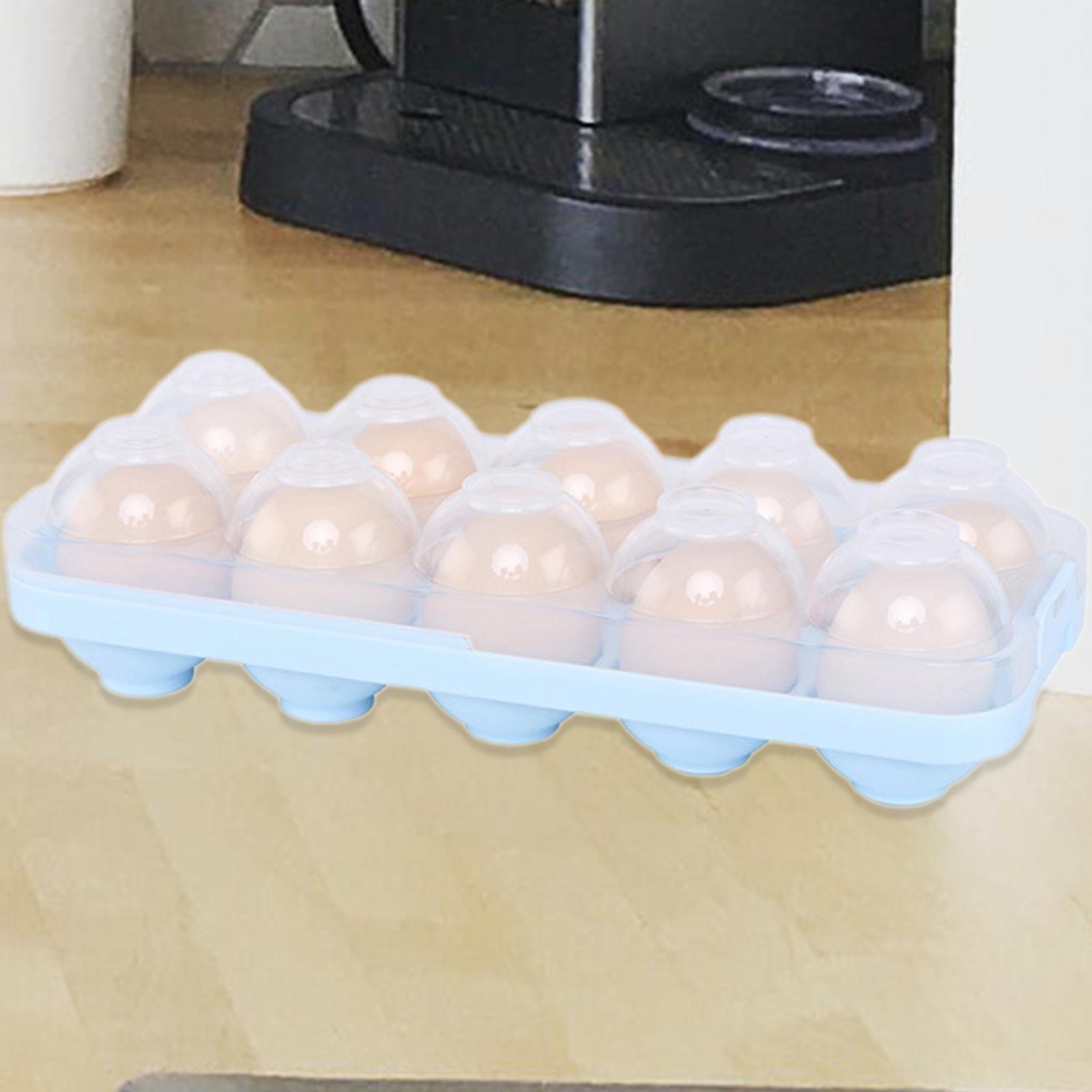 Eggs Tray Holder Crisper Organizer Container for Fridge Refrigerator Kitchen