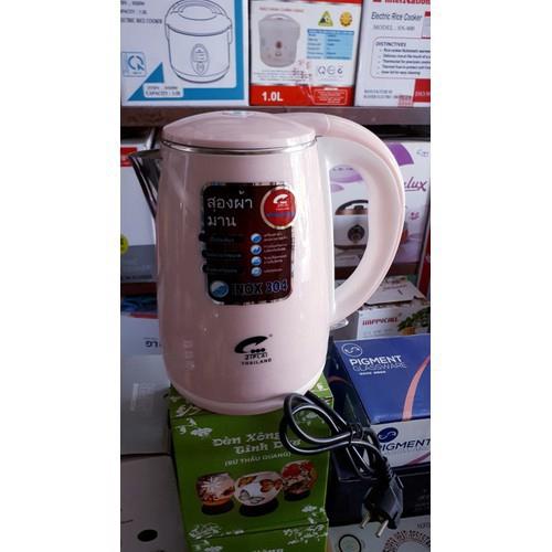 Ấm Đun Siêu Tốc Vỏ Nhựa Cách Nhiệt 2.5L Lõi Inox 304 Cao Cấp