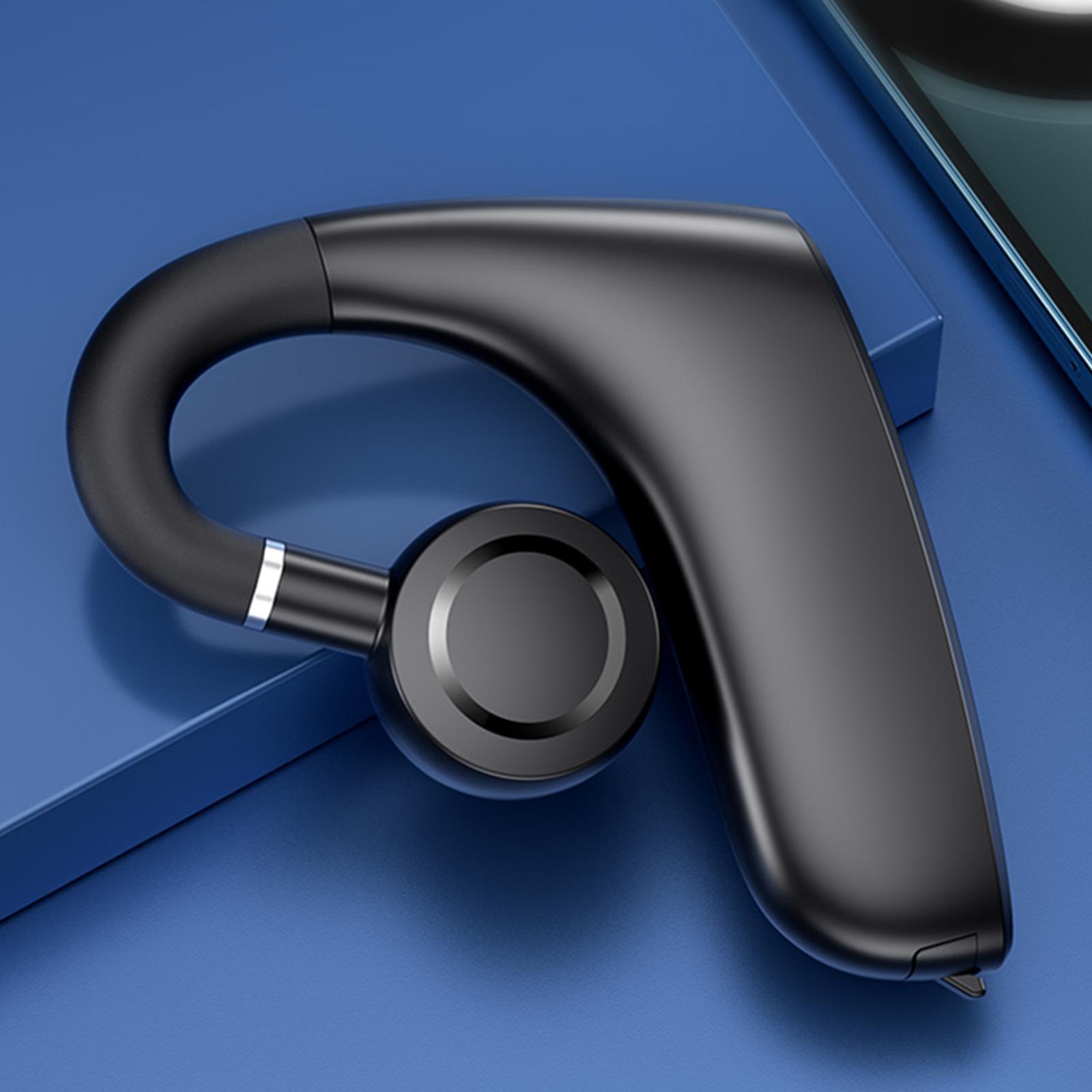 Bluetooth Headphones, Stereo Call Reminder LED Display Ear Hook for Office Sports