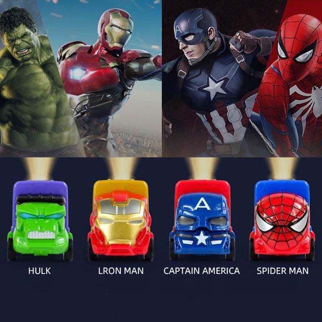 ĐỒNG HỒ ĐỒ CHƠI XE SIÊU NHÂN CHO BÉ , SPIDERMAN, CAPTAIN, HULK, KHỔNG LỒ XANH , IRONMAN