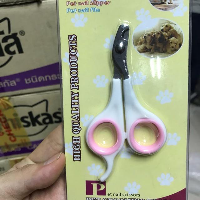 Kéo cong cắt móng cho chó mèo