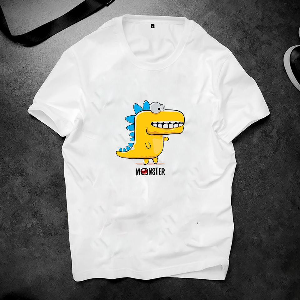 Áo thun unisex in khủng long little tino độc lạ chất vải dày mịn 2019ts612