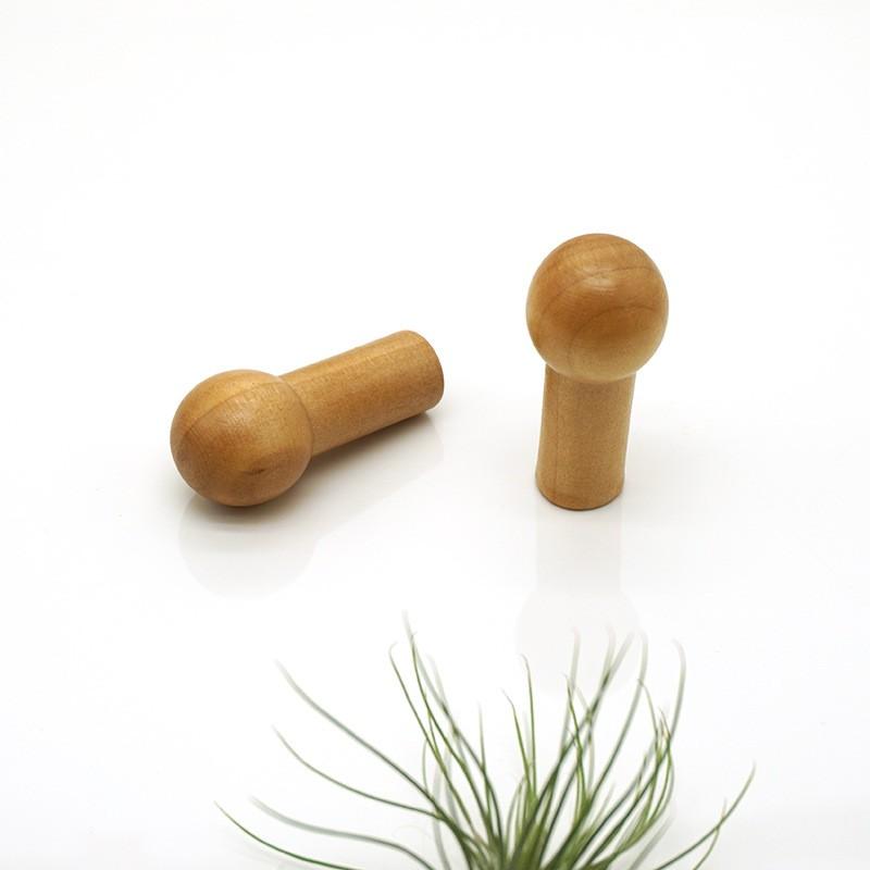 Móc Gỗ Tròn Vivudecor Treo Tường Đa Năng Vừa Dán Vừa Khoan Bắt Vít, Móc Treo Đồ Dùng Siêu Chịu Lực, Siêu Tiện Ích