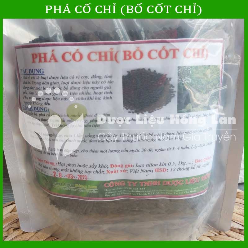 [Thượng hạng] 500G Phá Cố Chỉ (Bổ Cốt Chỉ) khô sạch loại 1