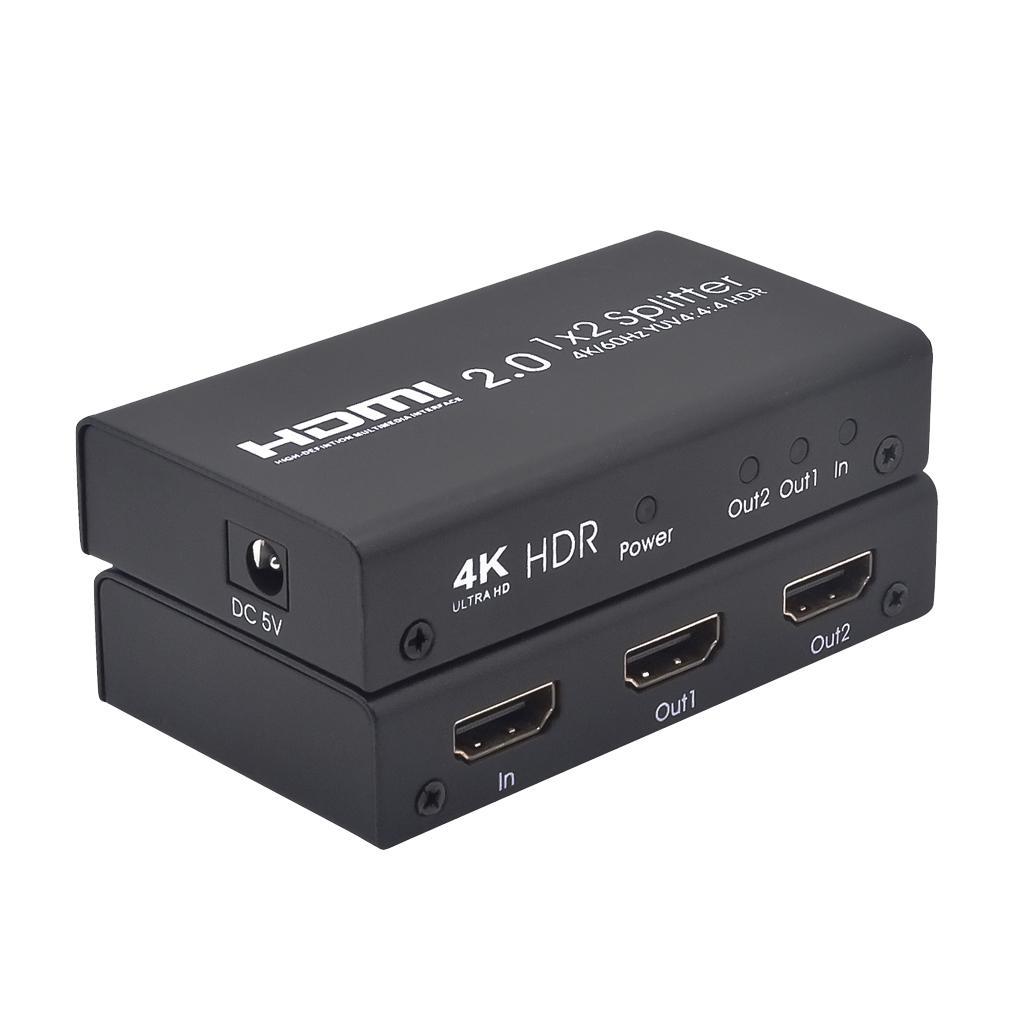 HDMI Splitter 1 In 2 Out 4K HDMI Switch Box Switcher Distributor US Plug