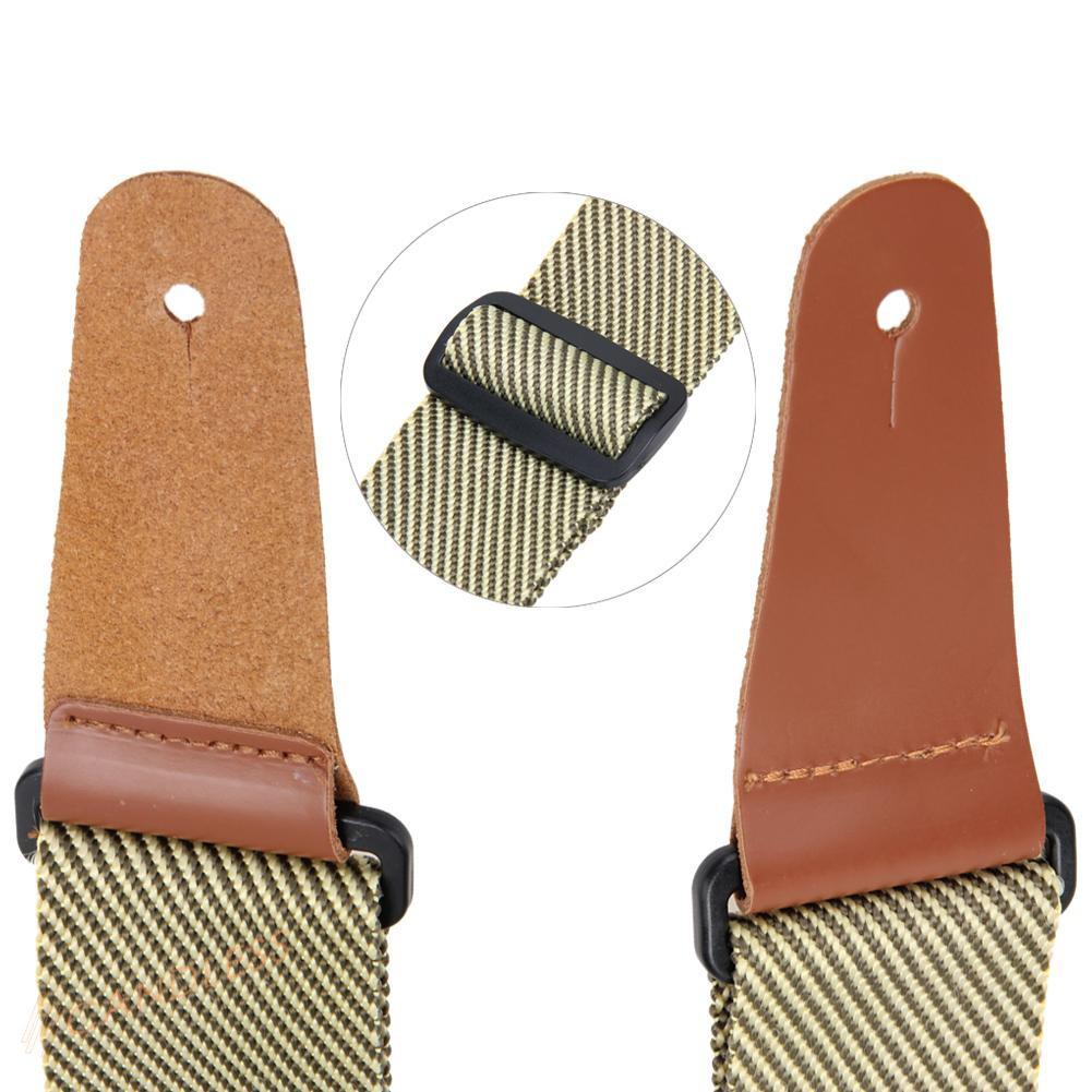 Dây đeo đàn guitar chất liệu da polyester điều chỉnh được tiện dụng
