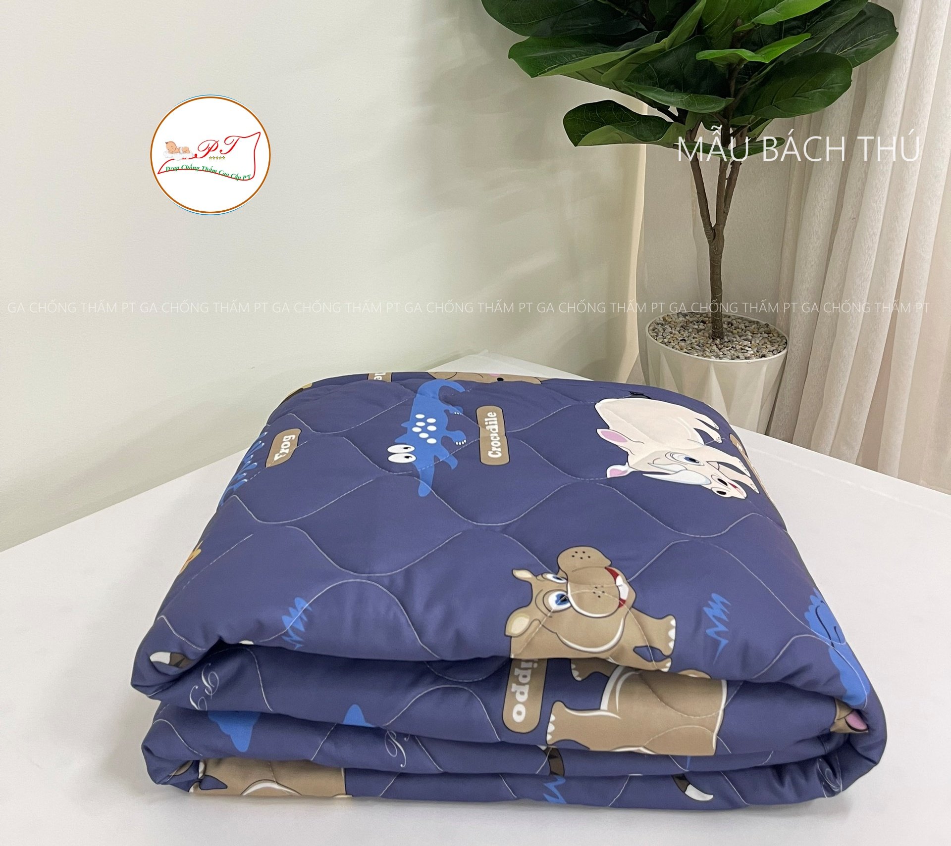 Ga Chống Thấm Cao Cấp PT Mẫu Họa Tiết Bách Thú