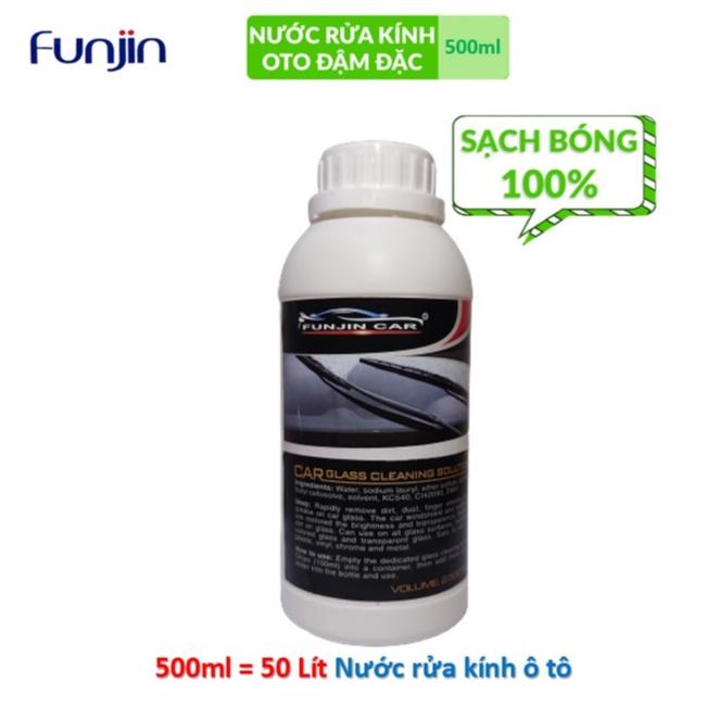 Nước rửa kính ô tô đậm đặc Funjin chính hãng, Tỷ lệ pha 1:100