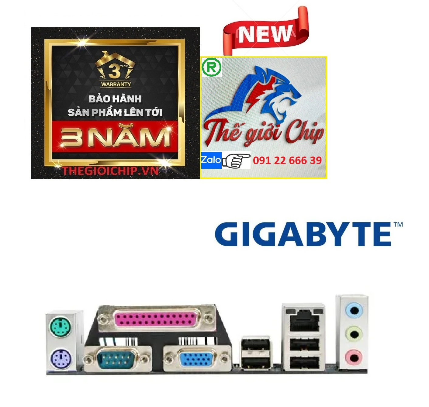 Bo Mạch Chủ (Mainboard) Gigabyte GA-G31M/ DDR2 - HÀNG CHÍNH HÃNG