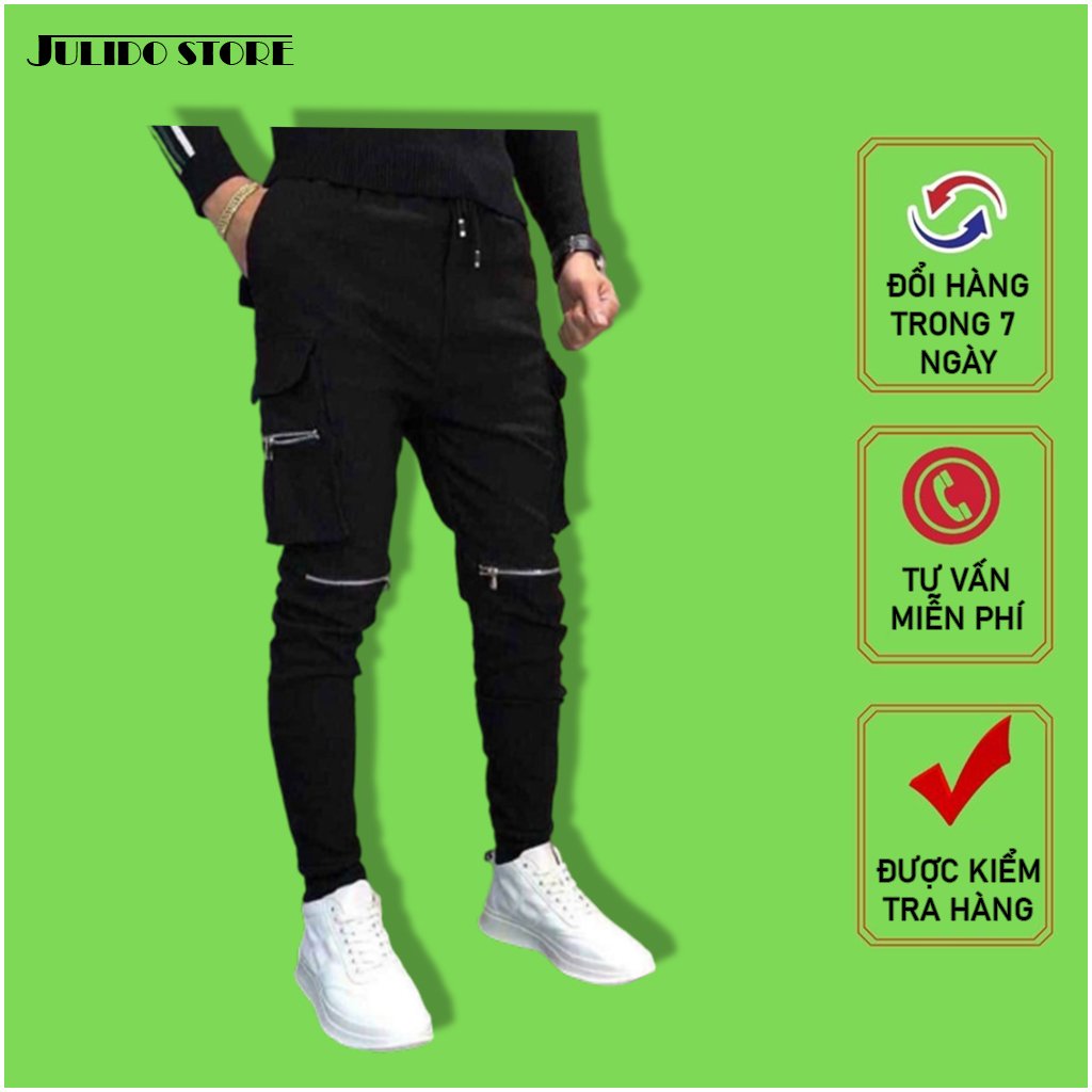 Quần jogger nam thể thao Julido Store, chất kaki bo chân xu hướng mới nhất JD01