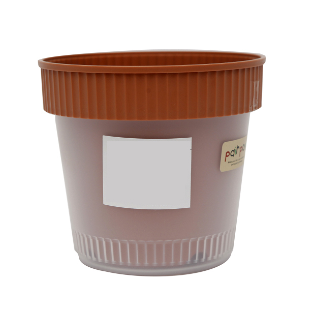 Combo Chậu trồng cây 2 lớp + Xẻng làm vườn cầm tay cao cấp chống gỉ sét nội địa Nhật Bản