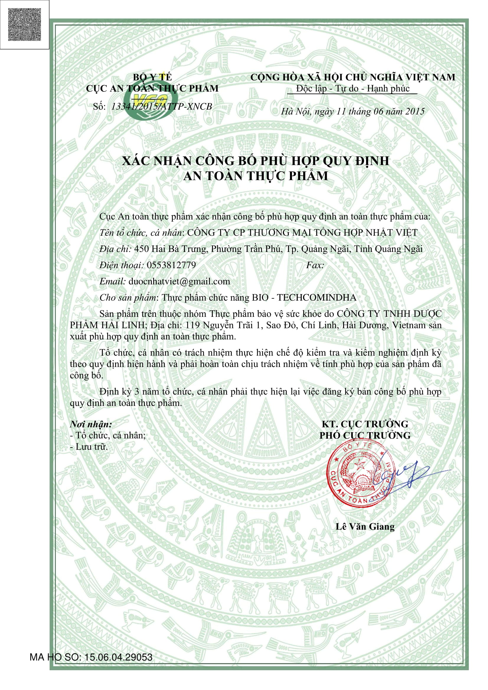 Thực phẩm chức năng - Men vi sinh - Bio - Techcomin DHA