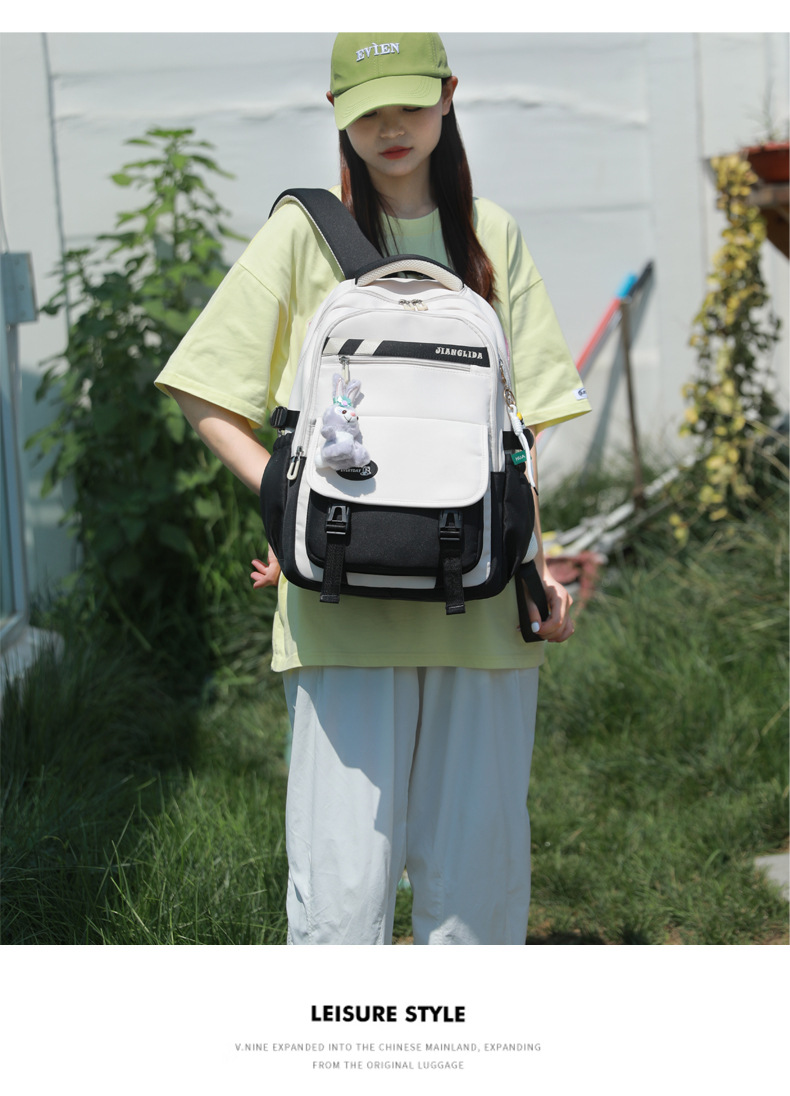 Balo thời trang phong cách Hàn Quốc dày dặn chống thấm nước dùng cho đi học, đi chơi - BEE GEE – BLTT9158