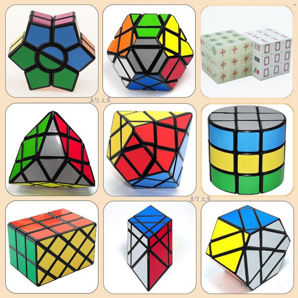 Bộ Sưu Tập Khối Rubik 2x2 3x3 4x4 5x5 Tam Giác Biến thể Viền đen cao cấp QiYi