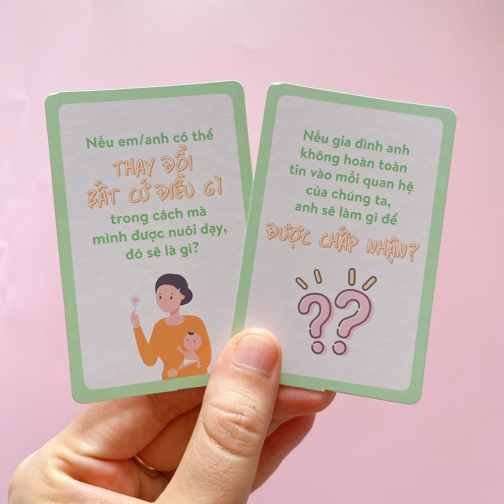 Bộ Bài Cặp Đôi Our Memories Kết Nối Và Thấu Hiểu Đối Phương Drinking Game Dành Cho Cặp Đôi Yêu Nhau Hoặc Vợ Chồng