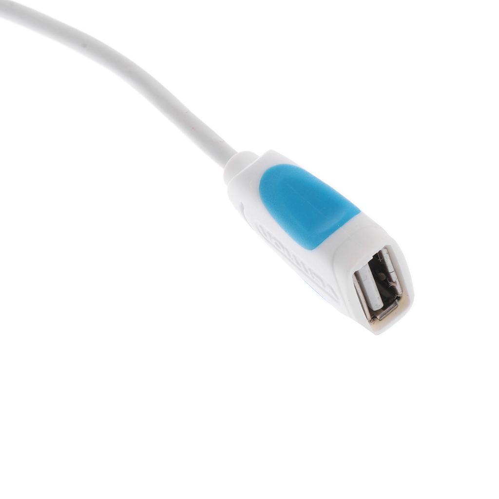 Micro USB Male to USB Female Converter OTG Adapter Cable Cord 25cm