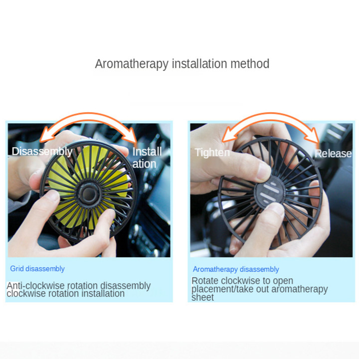 Quạt máy đơn mini dùng cho gắn taplo và kính xe ô tô, bàn làm việc F403