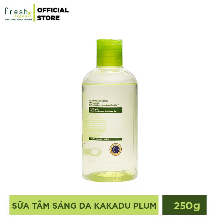 Combo 2 Chai Sữa Tắm Fresh Organic Dưỡng Ẩm Sáng Da Manuka Honey - Kakadu Plum 250g