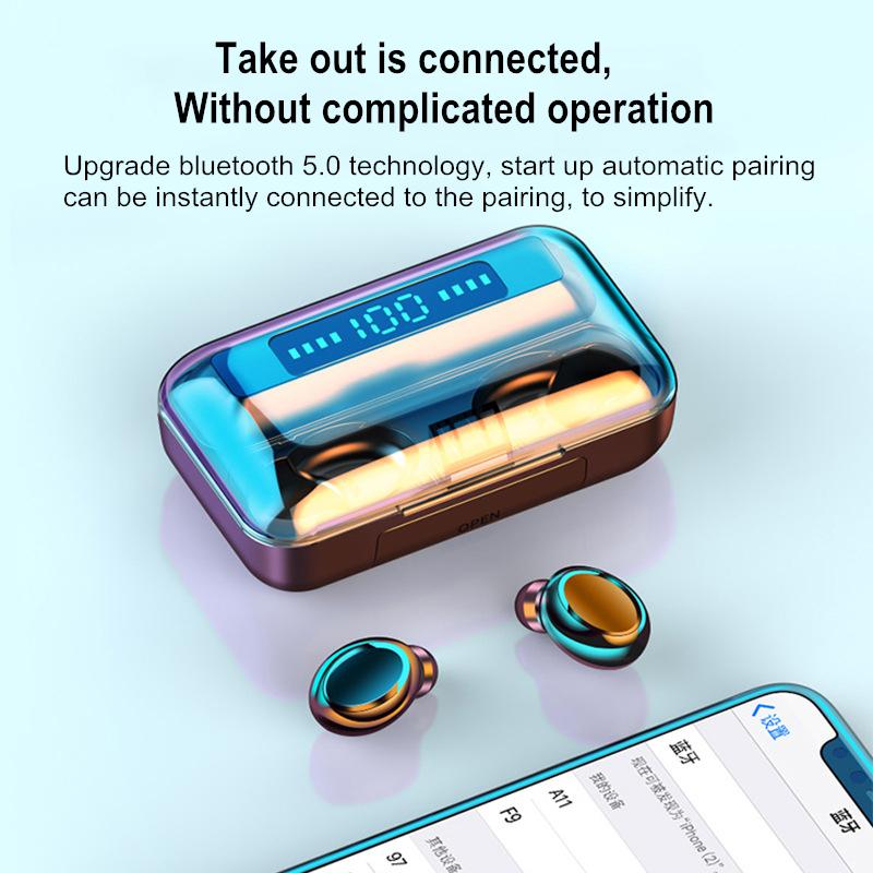 DODOCASE F9 TWS Tai Nghe Nhét Tai Không Dây Âm Thanh Nổi 5.0 Tai Nghe Bluetooth-Tai Tai Nghe Nhét Tai Nghe Hai Tai Gọi Tai Nghe Dành Cho Xiaomi