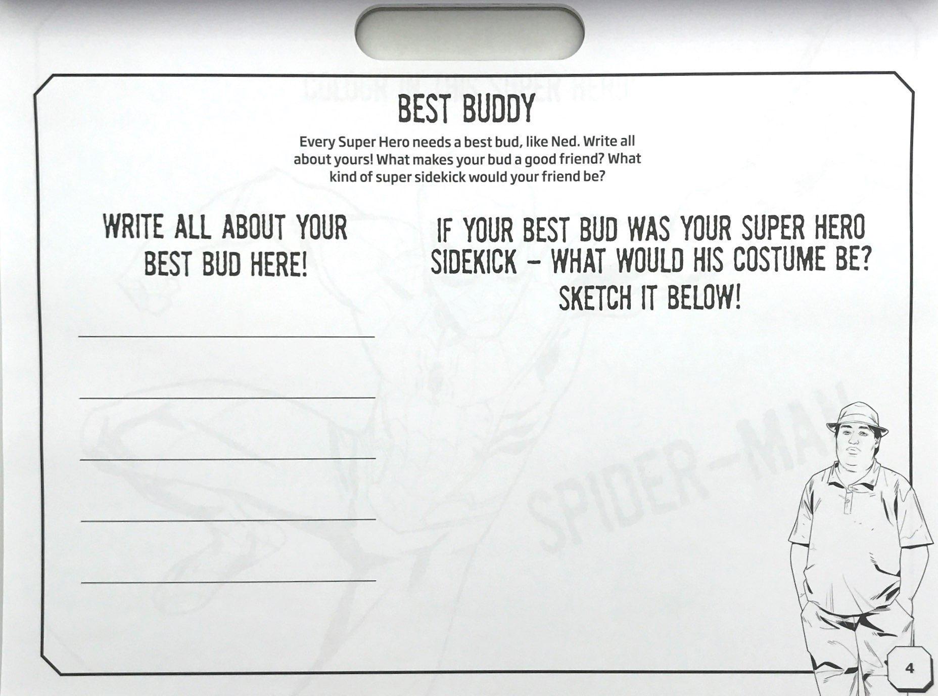 Spider-Man Far From Home Giant Activity Pad