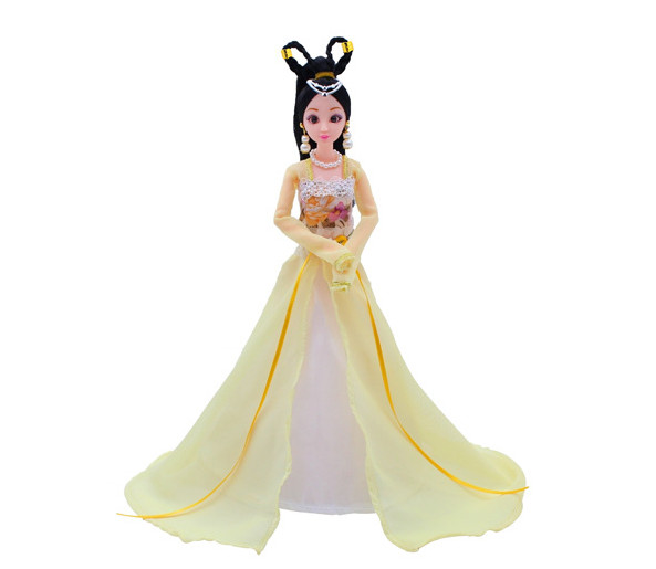 Búp bê cổ trang khớp váy xòe xinh xắn giao màu ngẫu nhiên