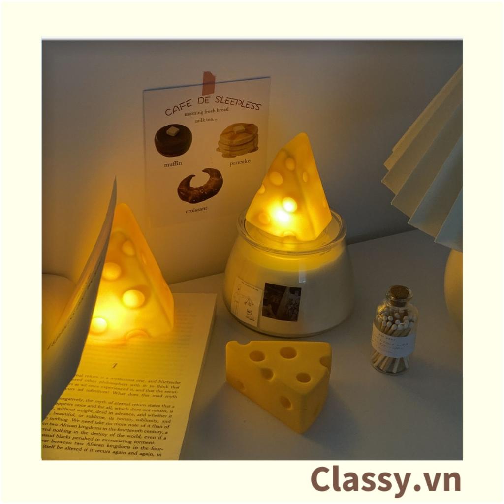 Đèn ngủ Classy , đèn trang trí hình miếng phô mai nhiều kích thước PK1025