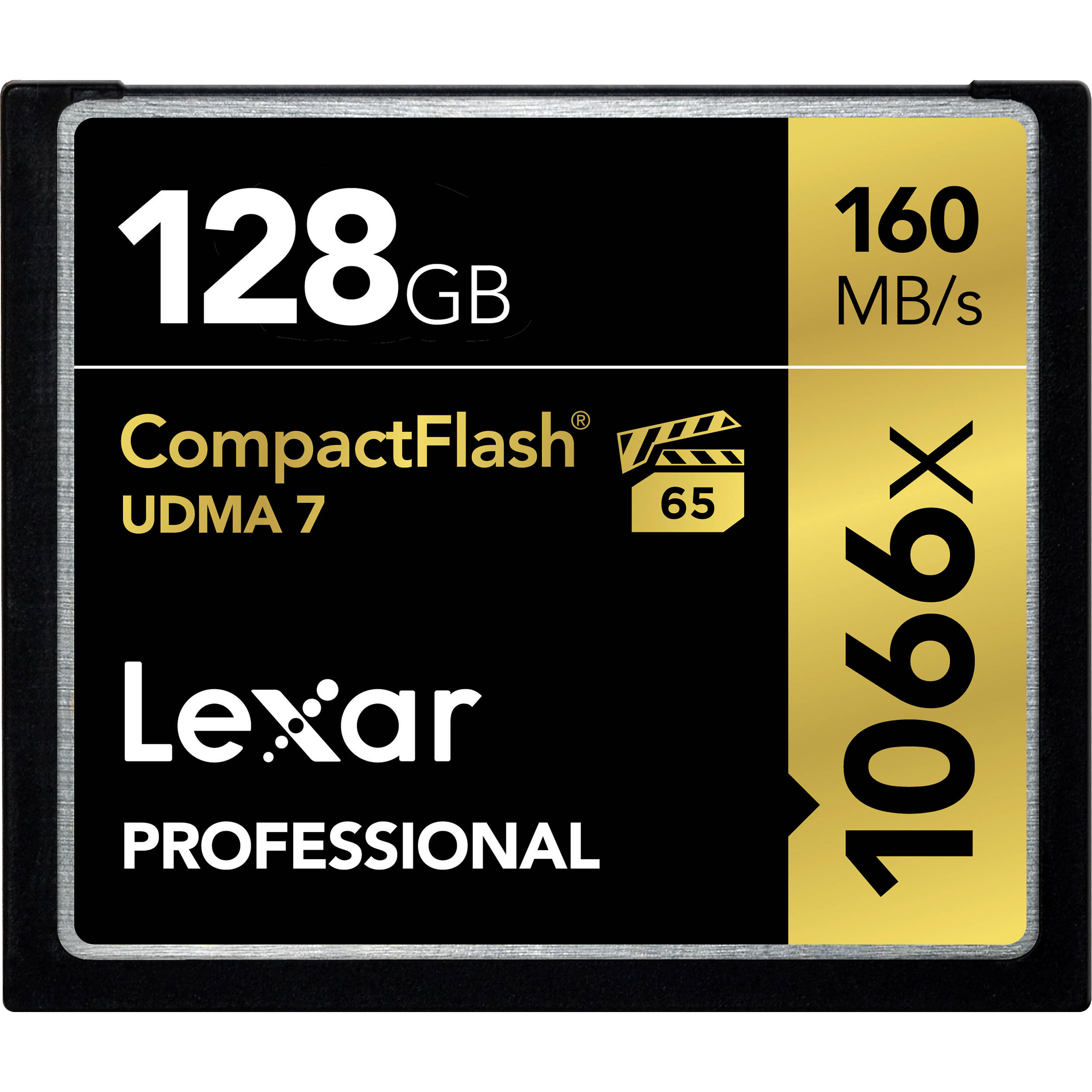 Thẻ Nhớ Lexar CF 128GB Professional 1066x  (160 Mb/s) - Hàng chính hãng