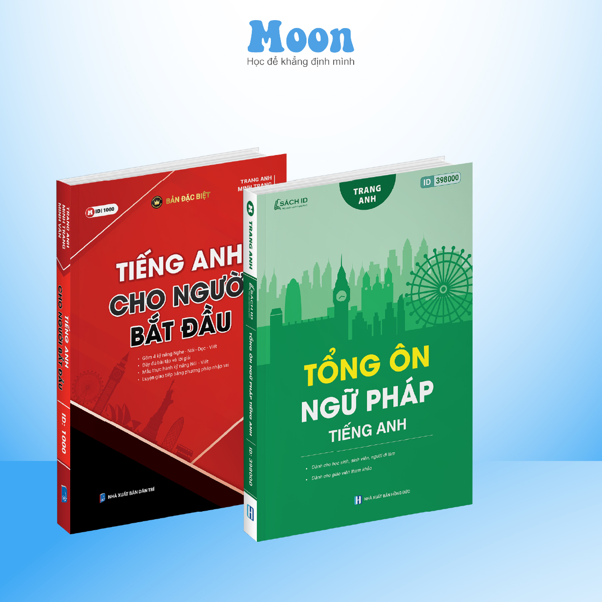 Combo 2 Sách Tiếng Anh Cho Người Mới Bắt Đầu Và Tổng Ôn Ngữ Pháp Tiếng Anh Cô Trang Anh