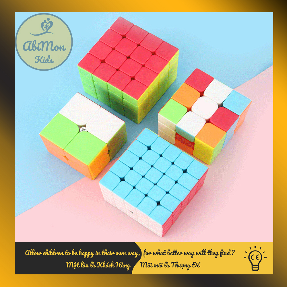 Bộ Rubik 2x2 Lập Phương || Đồ chơi Gỗ - Giáo dục - An toàn - Thông minh