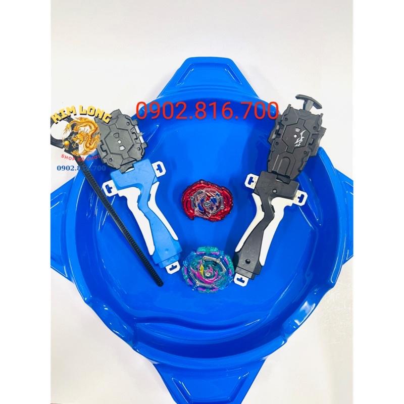 Bộ 2 Con Quay BEYBLADE vòng xoay thần tốc siêu mạnh có 2 kiểu Tay Cầm 559