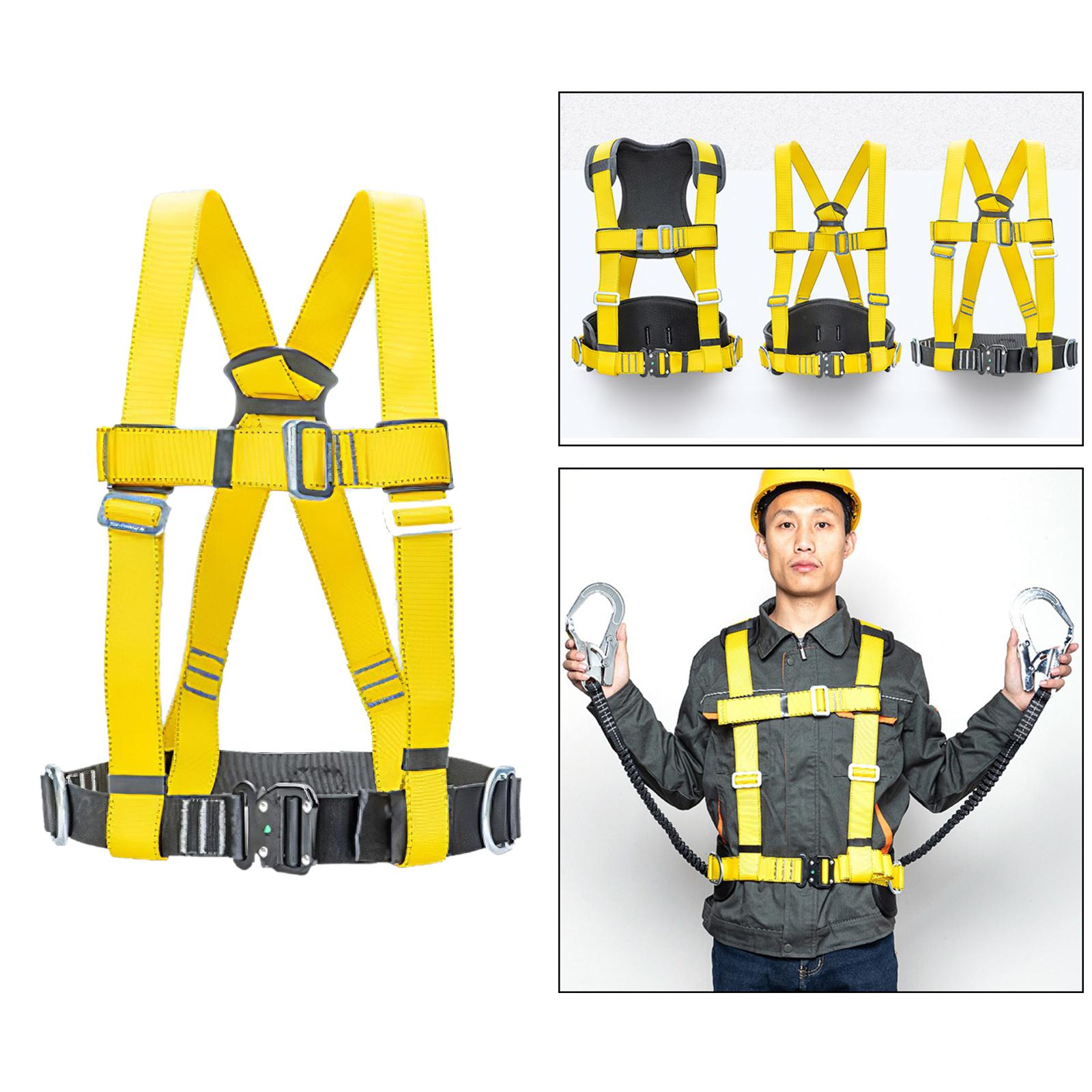 Half Body Waist Safety Belt Harness Survival Rope Explore Aerial Work A