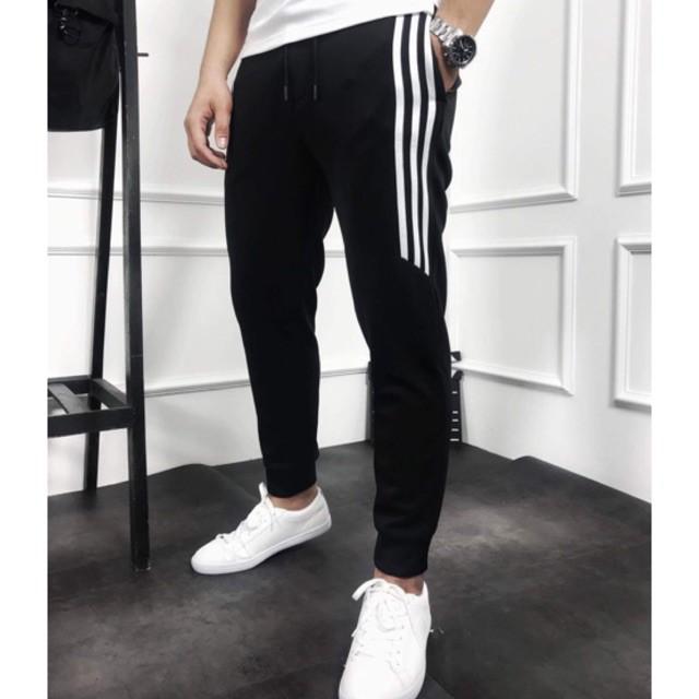 Quần Jogger 3 Sọc Lửng Quần Thể Thao Hot 2019-2020