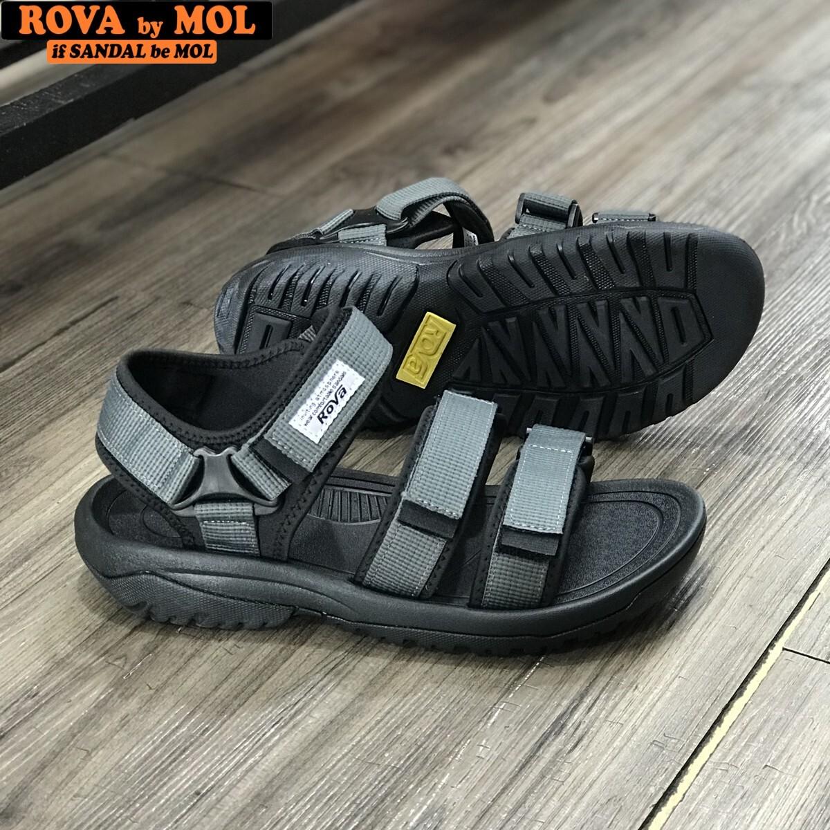 Sandal nam 3 quai ngang dán xé hiệu Rova RV183-1G