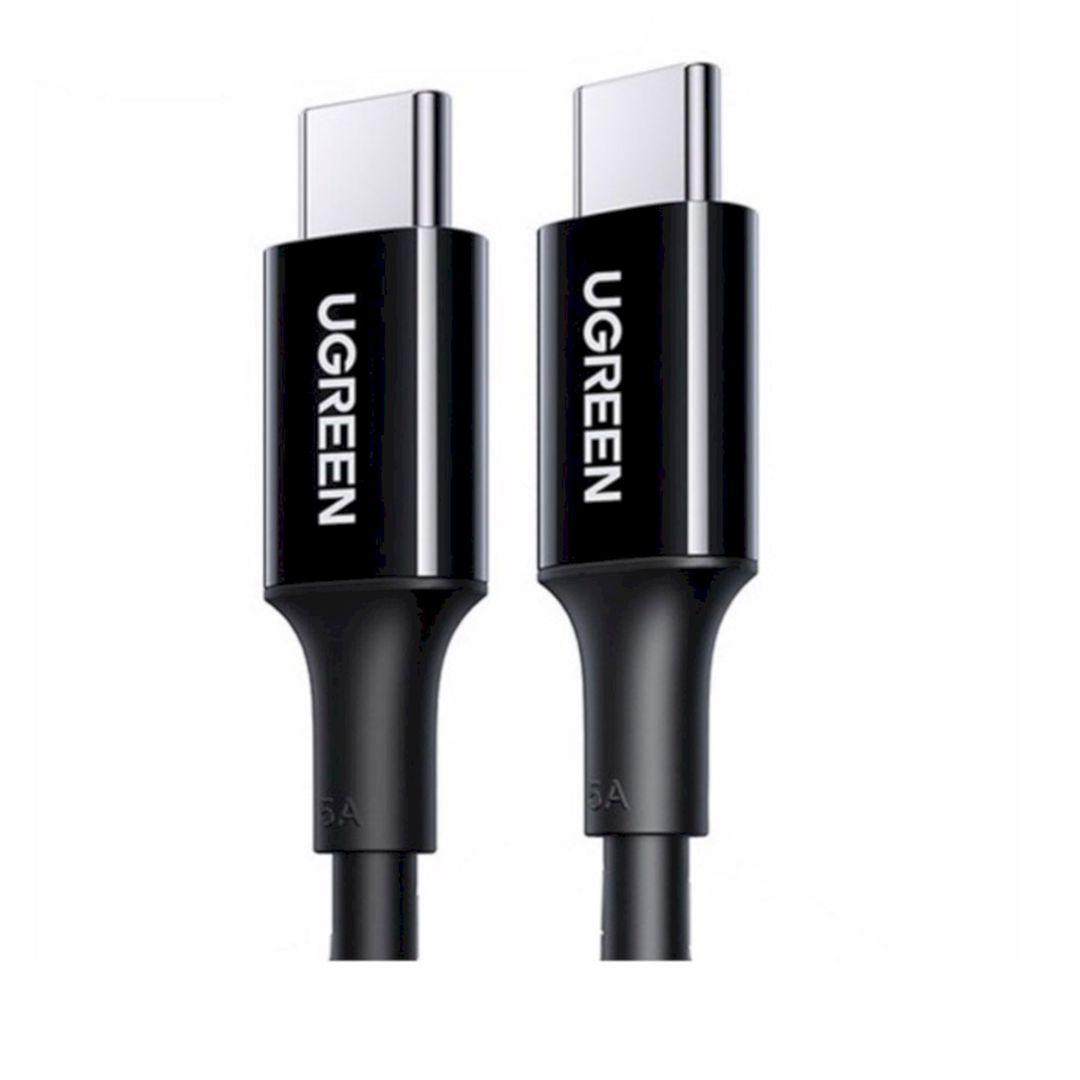 Ugreen UG30700US300TK 0.5M USB-C 2.0 100W 5A Cáp sạc nhanh , truyền dữ liệu 2 đầu Type-C - HÀNG CHÍNH HÃNG