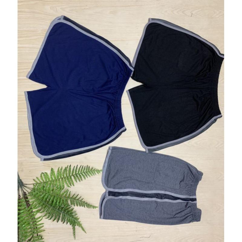 Quần đùi nam phối lưới chất cotton nhẹ nhàng