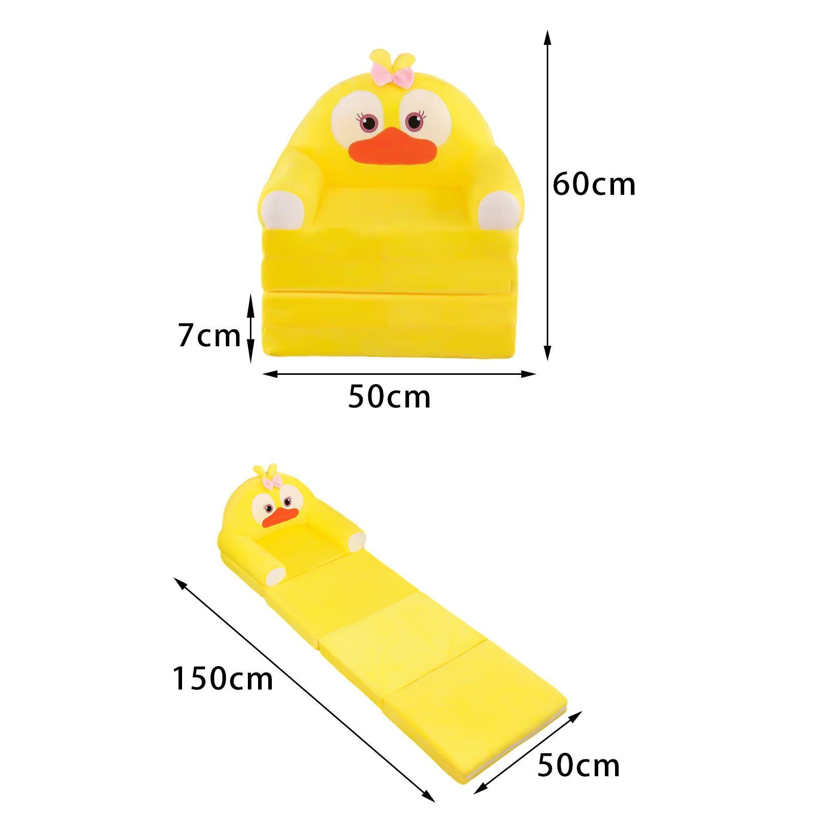 Foldable Kids Sofa Cover Armchair Slipcover for Living Room Home Decoration