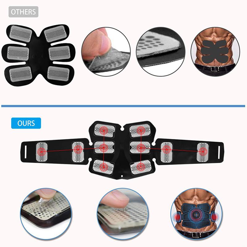 Cơ Máy Kích Thích Cơ Thể Máy Mát Xa Giảm Béo Bụng EMS Máy Tập Rung Máy Dây Electrostimulation Thiết Bị Tập Thể Dục Tại Nhà