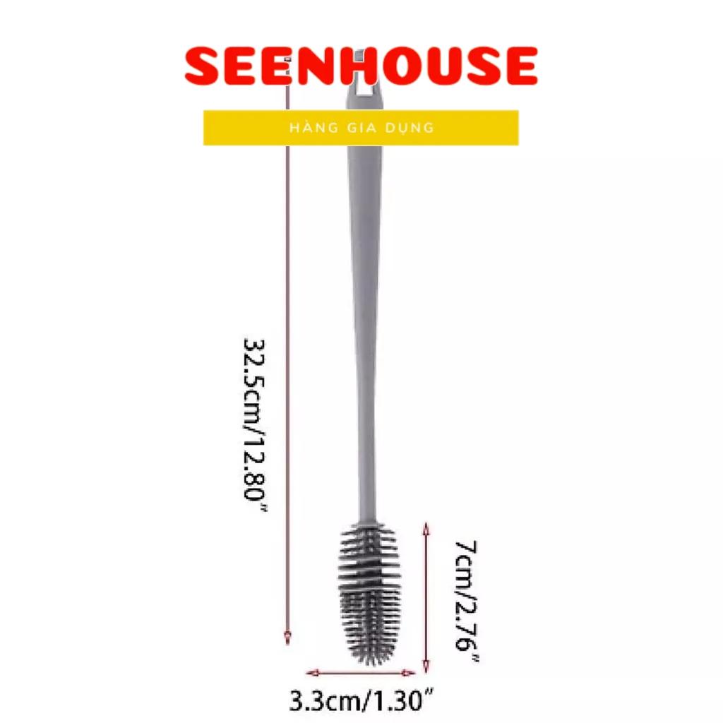 Cọ silicon rửa cốc chén, chai lọ, bình sữa đa năng tiện lợi seenhouse