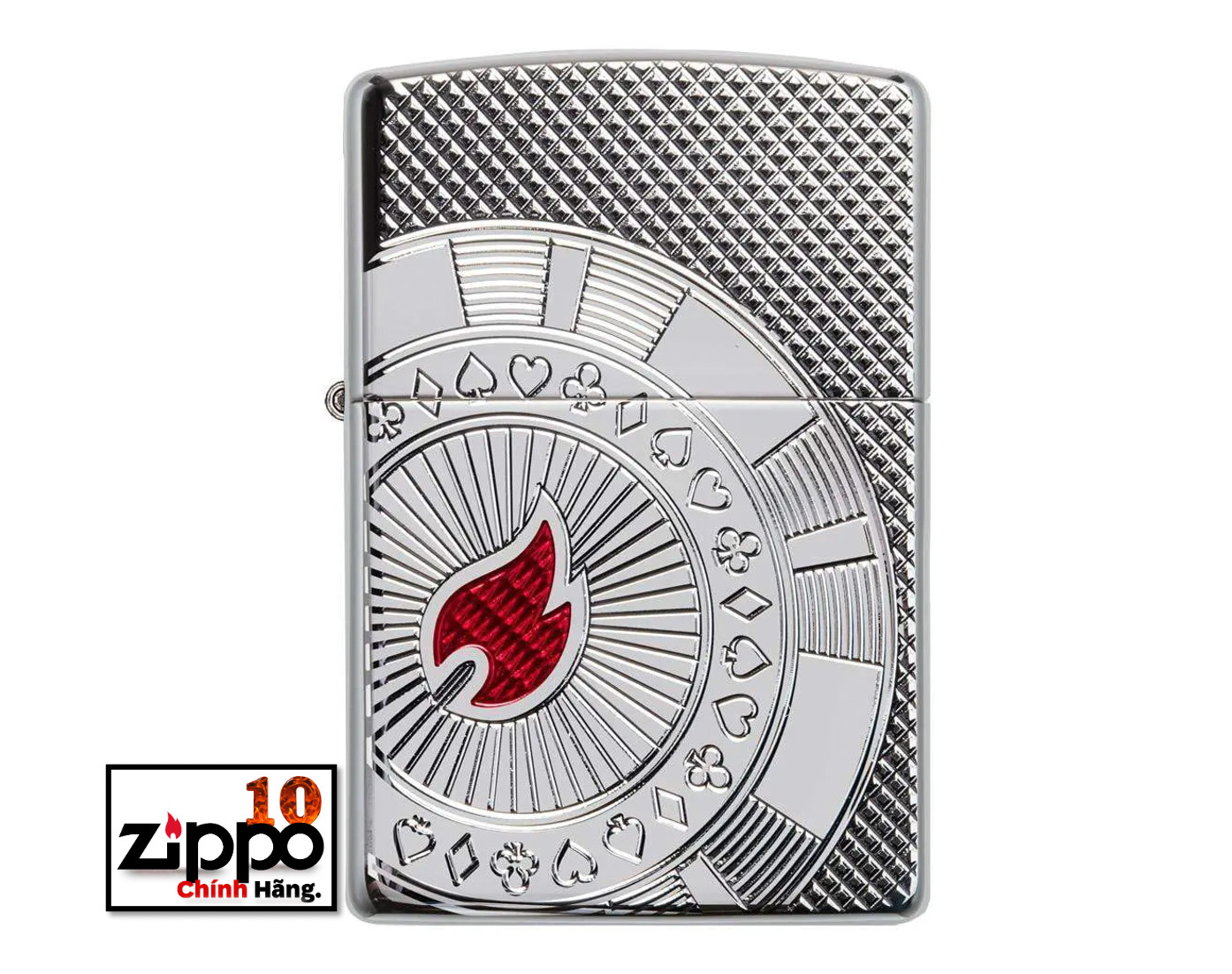 ZIPPO 49058 Armor Poker Chip Design - Chính hãng 100%