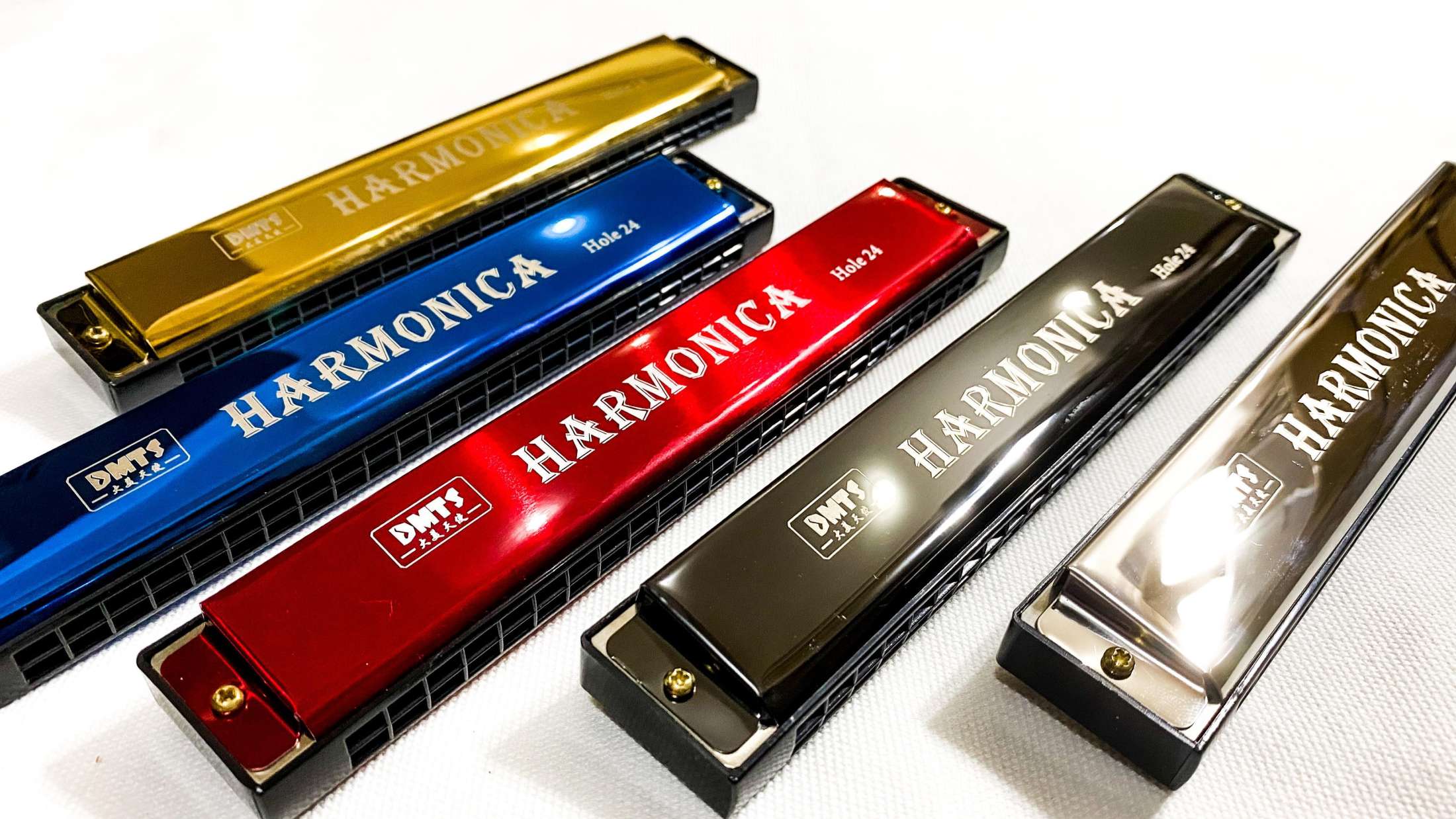 Kèn Harmonica PL 24 Lỗ Đủ Màu