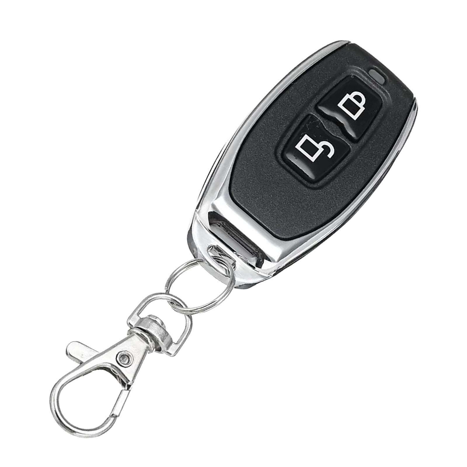 Universal Remote Keychain 2 Buttons Garage Door Remotes for Electric Vehicle