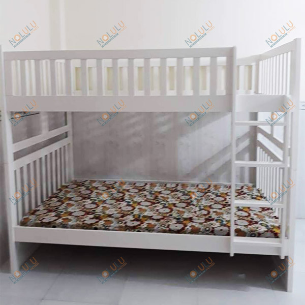 Giường Tầng Unit Có Hộc Kéo (1m2) (Trắng)