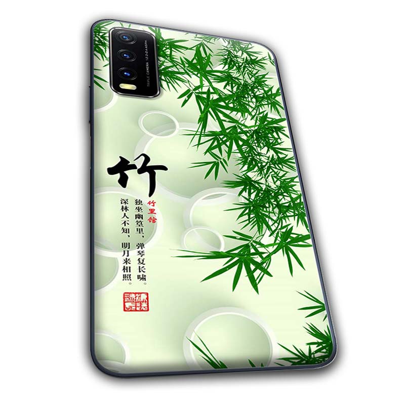 Ốp lưng dành cho Vivo Y20, Y20s, Y12s mẫu Cành trúc