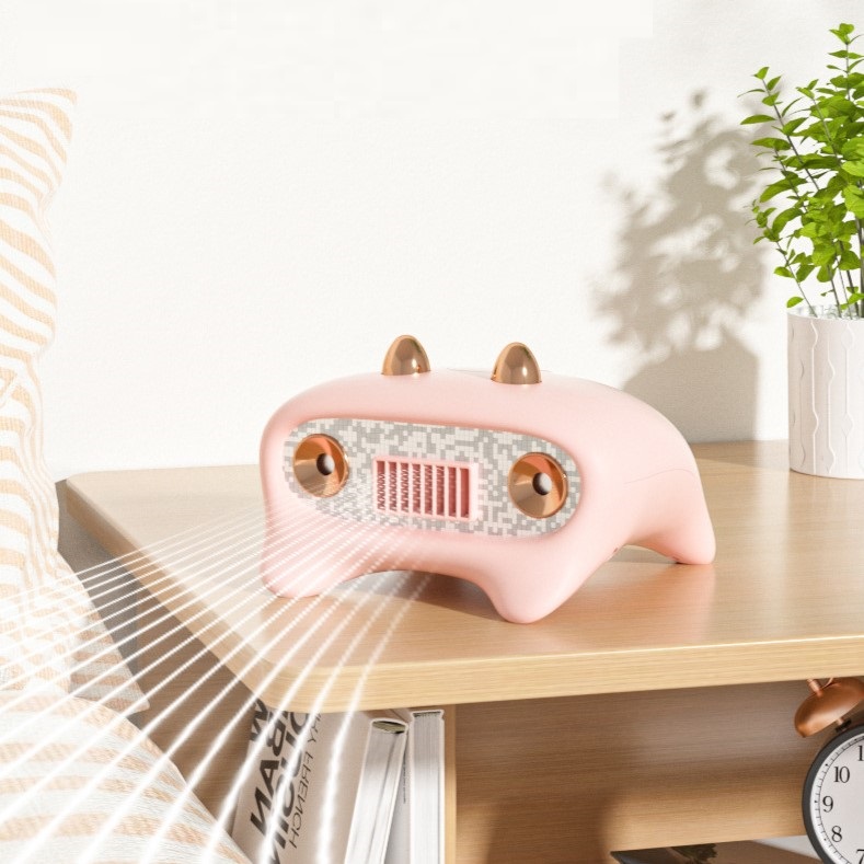 Đồ chơi quạt hơi nước để bàn phun sương mini sạc điện mẫu mới cute 3 chế độ cho văn phòng và học sinh