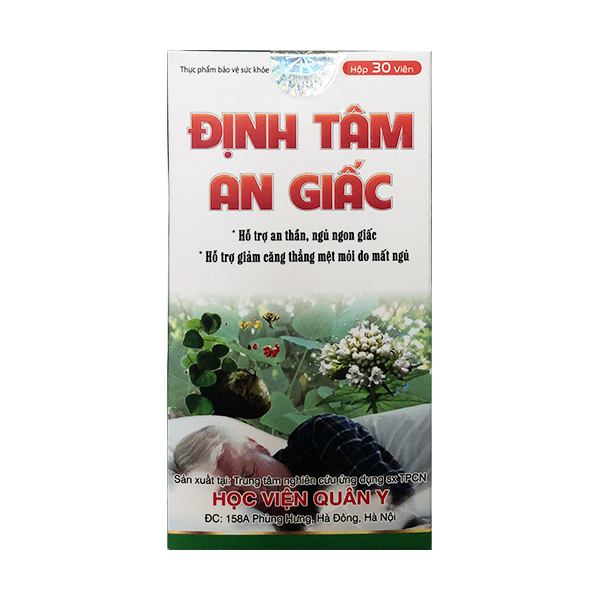 4 HỘP Định Tâm An Giấc - Giúp Ngủ Sâu Giấc, Dễ Đi Vào Giấc Ngủ