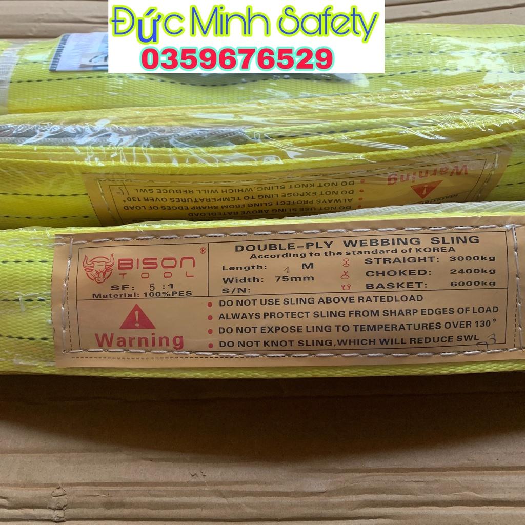 Dây đai cảu hàng dây cáp vải cẩu hàng 3 tấn 6 mét