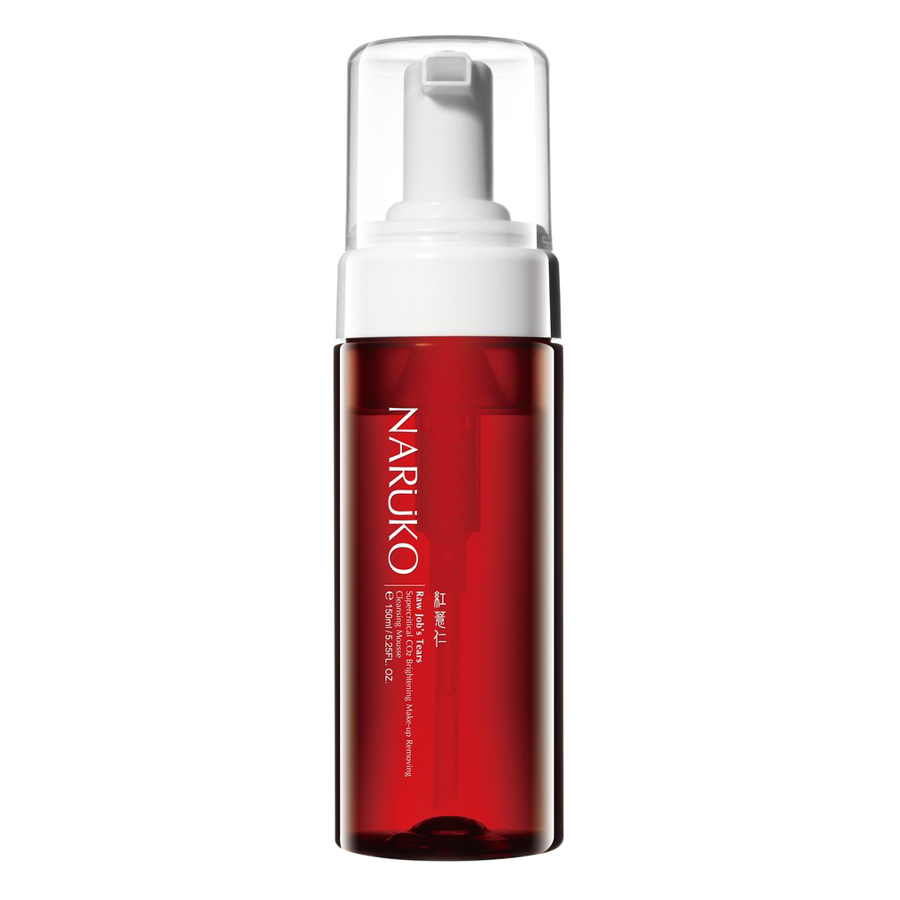 Naruko Ý Dĩ Nhân Đỏ - Nước Tẩy Trang Dạng Bọt RJT Supercritical CO2 Brightening Makeup Removing Cleansing Mousse
