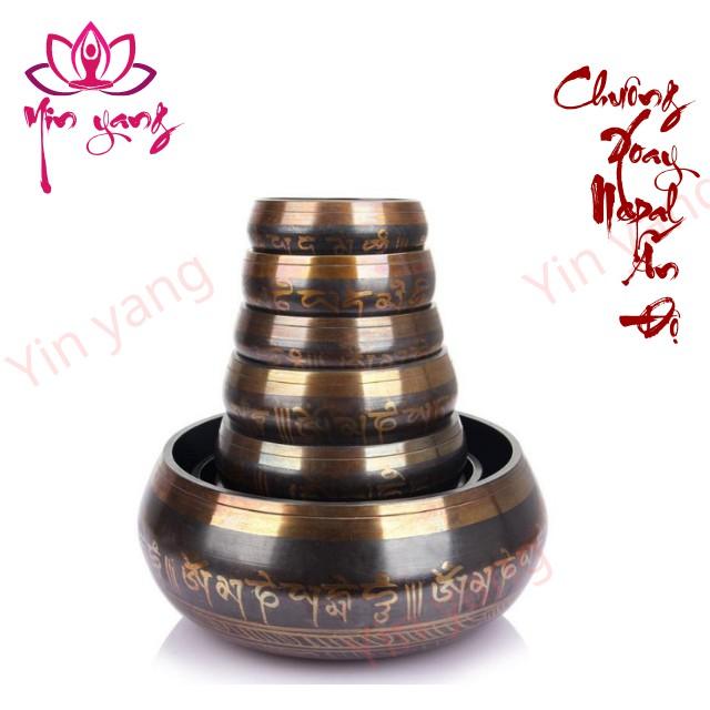 Chuông Xoay Nepal Ấn Độ Đường Kính 8 - 17.5cm Cao Cấp